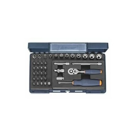 Garant 39 Pc 1/4 inch Drive Socket Set, 6 pt, 4 mm to 13 mm 630299 6